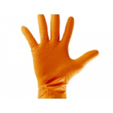 Luvas laranjas de nitrilo T-M/ T-L/ T-XL 7,0MIL (100 UDS.)
